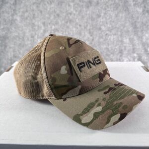 Ping Hat Mesh Back One Size Fits All Mesh Back Multicam Green Brown 110 Flexfit